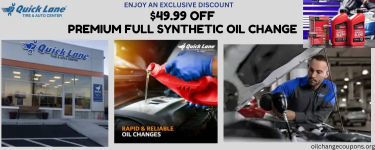 Enjoy $49.99 Off - Premium full synthetic oil change